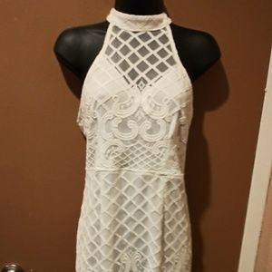TTL New Love Culture White Lace Dress Size Medium